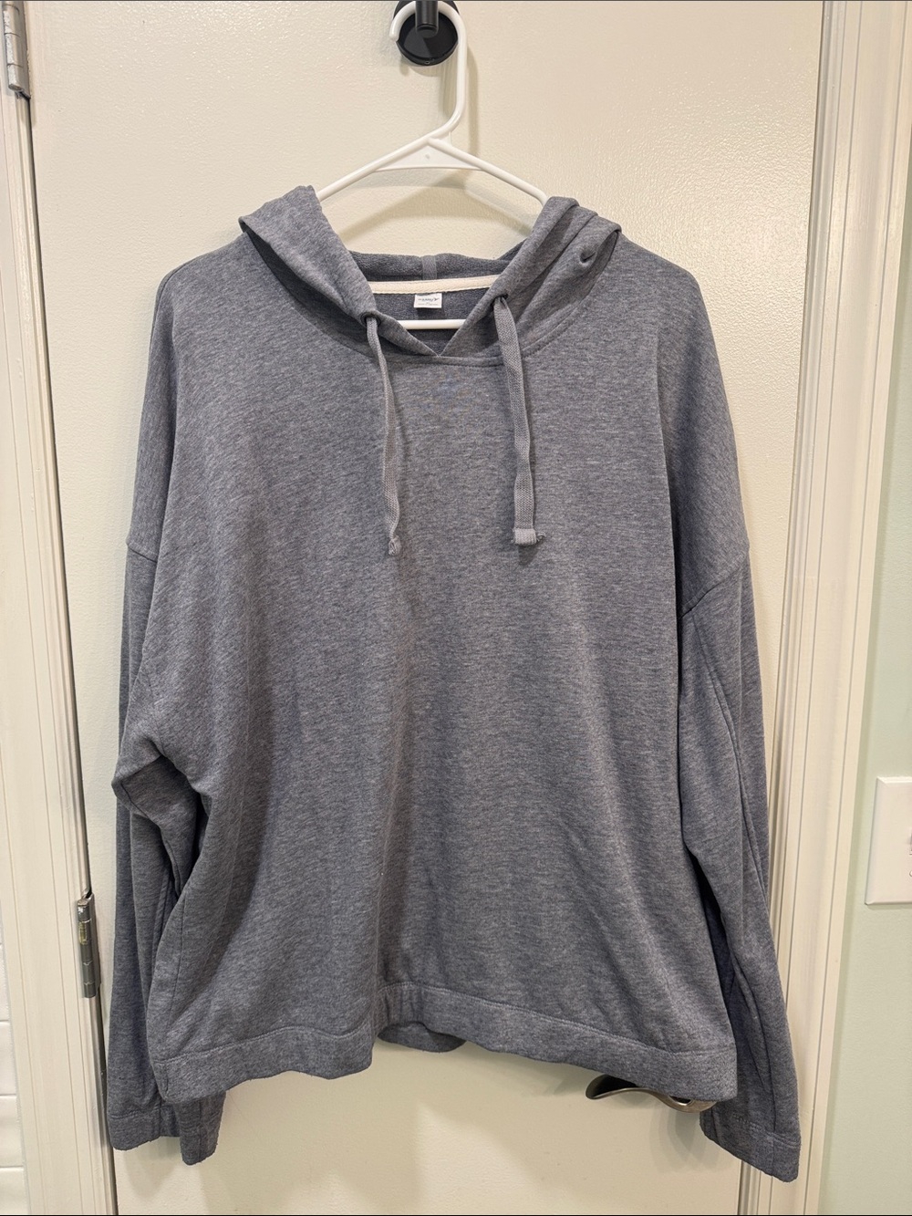 Old Navy Heather Gray Hooded Pullover Sweatshirt